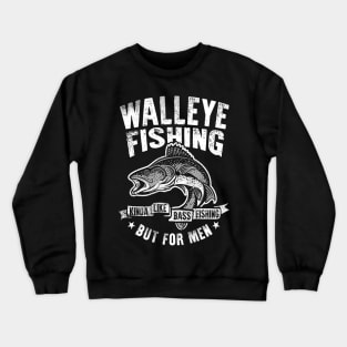 Pikeperch Walleye Vintage Look Gift Crewneck Sweatshirt